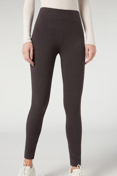 Grey Thermal Leggings, , large image number 3