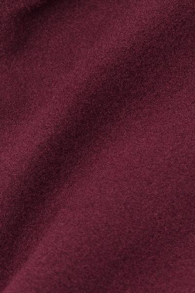 Burgundy Thermal Leather Effect Leggings, 5501_106F, large image number 3