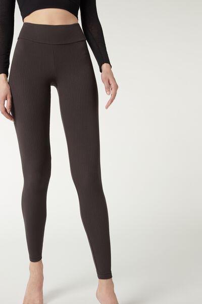 Grey Comfort Bamboo Viscose Leggings, Women, , large image number 1