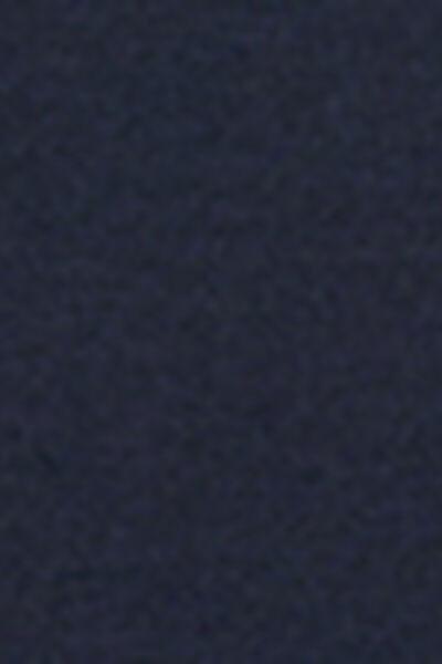 Navy Supima Cotton Capri Leggings, Intense Blue, large image number 3