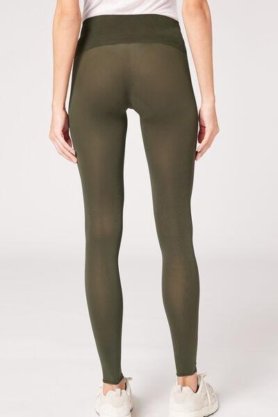 Green 50 Denier Totally Invisible Leggings, , large image number 2