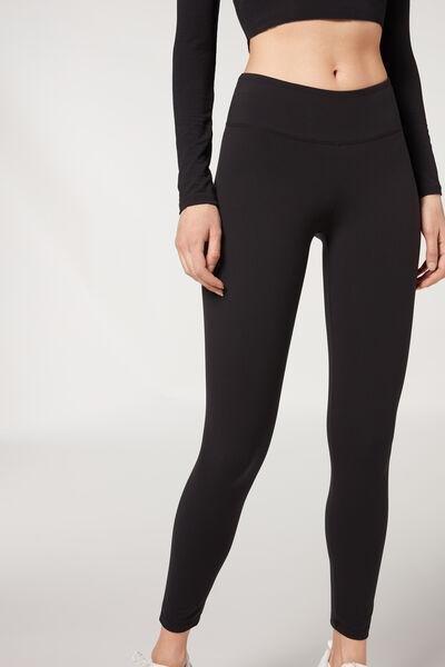 Black Ultra Lightweight Leggings, , large image number 3