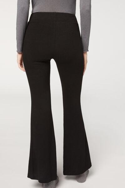 Flare velvet leggings - Calzedonia