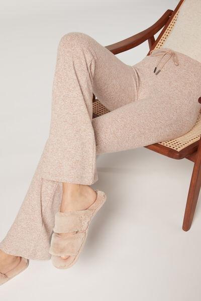 Cream Blend Comfort Flare Cashmere Leggings, , large image number 0