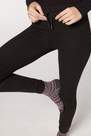 Calzedonia - BLACK Comfort Leggings with Cashmere