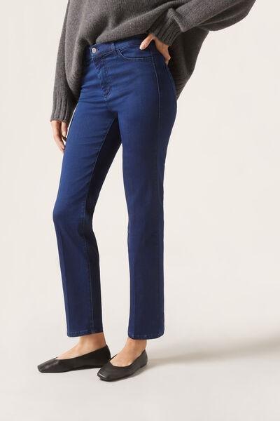 Blue Denim Comfort Eco Jeans, Dark Denim Blue, large image number 0