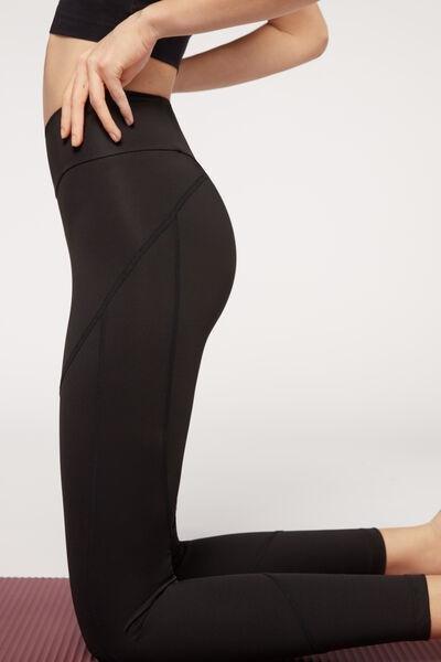 Black Performance Sports Leggings, , large image number 0