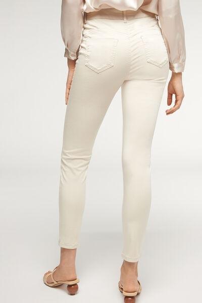 Beige Eco Denim Light Push Up Jeans, 5501_5014, large image number 2