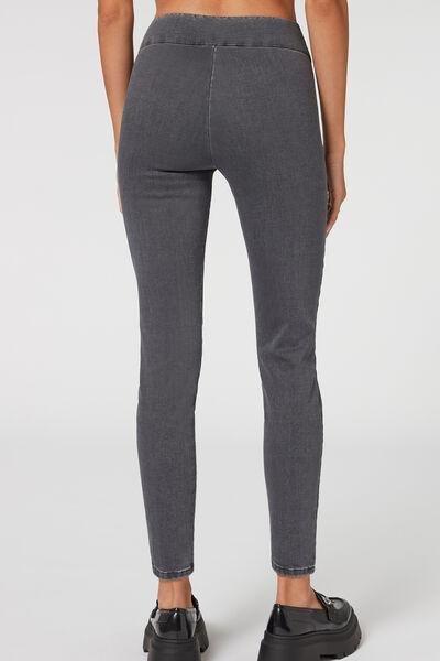 Leather Effect Skinny Leggings - Jeans - Calzedonia