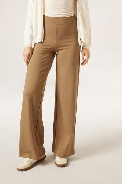 Camel Milano Knit Palazzo Leggings, 5501_111F, medium