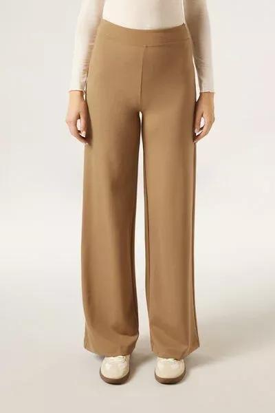 Camel Milano Knit Palazzo Leggings, 5501_111F, large image number 1