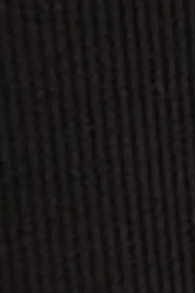 Black Cashmere Palazzo Trousers, Black, large image number 3