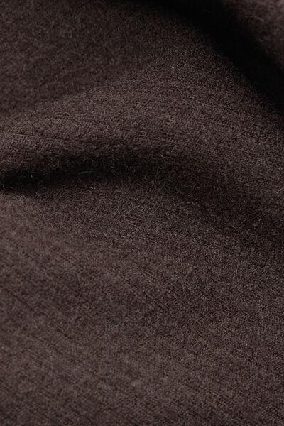 Brown Palazzo Cashmere Pants, 5501_122F, large image number 3