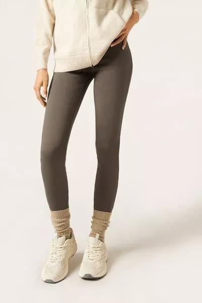 Grey Ultra-Thermal Leggings, 5501_112F, large image number 1