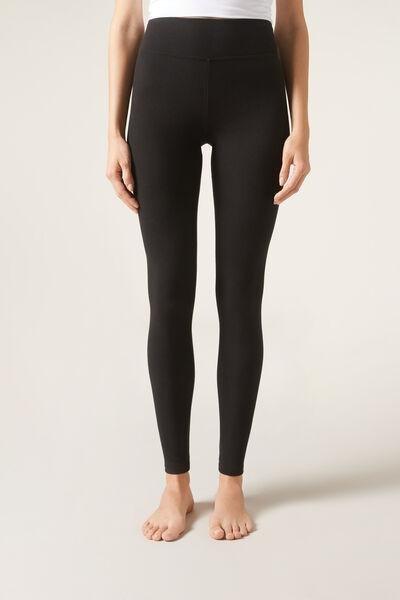 Black Cashmere Leggings, , large image number 1