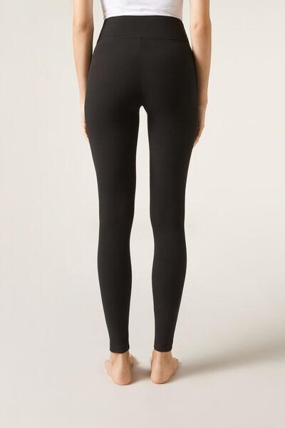 Black Cashmere Leggings, , large image number 2