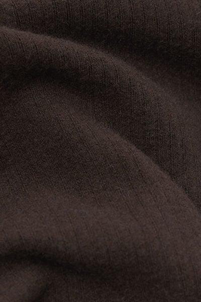 Brown Palazzo Cashmere Leggings, 5501_122F, large image number 3