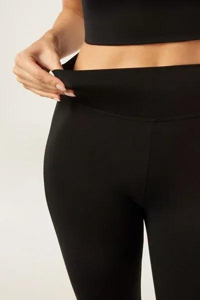 BLACK First Class Soft Touch Flared Trousers, Black, large image number 3