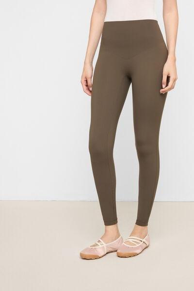 Green Super-Compact Sculpt Leggings, 5501_212F, medium