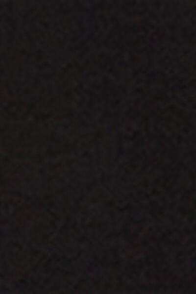 Black Denim Wide Leg Stretch Jeans, Black Denim, large image number 4