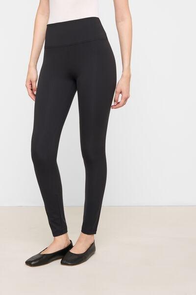 Black Sculpt Control Top Leggings, Black, large image number 0