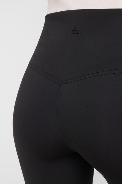 Black Sculpt Control Top Leggings, Black, large image number 3