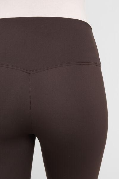 Brown Sculpt Control Top Leggings, 5501_110F, large image number 3