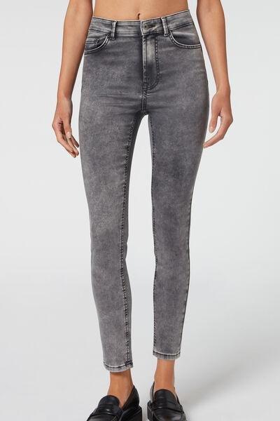 High Waist Skinny Push Up Jeans - Calzedonia