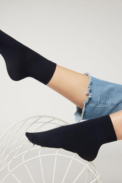 Blue 50 Denier Soft Touch Socks - One-Size, Blue, large image number 0