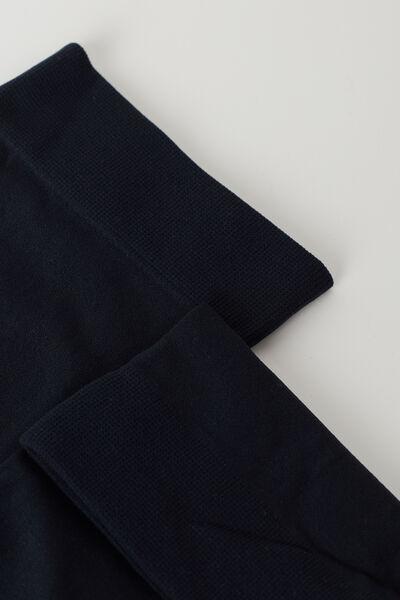 Blue 50 Denier Soft Touch Socks - One-Size, Blue, large image number 3