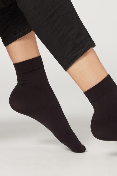 Black 50 Denier Soft Touch Socks - One-Size, Black, large image number 1