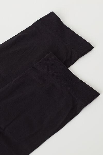 Black 50 Denier Soft Touch Socks - One-Size, Black, large image number 3