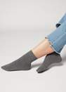 Calzedonia - Mid Grey Blend 50 Denier Soft Touch Socks, Women - One-Size
