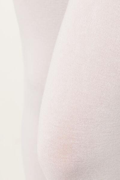 BIANCO Tights with Cashmere For Girls, White, large image number 5