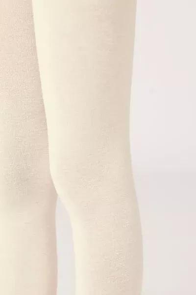 Milk White Super Opaque Tights With Cashmere, Kids Girl, Milk White, large image number 4