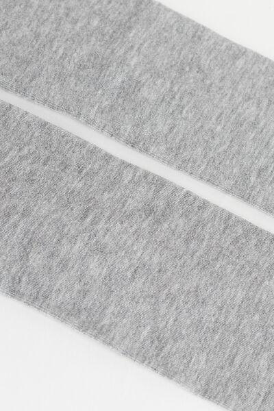 Grey Blend Super Opaque Tights With Cashmere, Kids Girl, Grey Blend, large image number 4