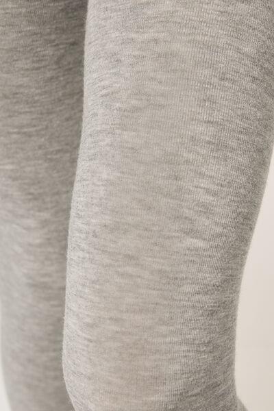 Grey Blend Super Opaque Tights With Cashmere, Kids Girl, Grey Blend, large image number 5