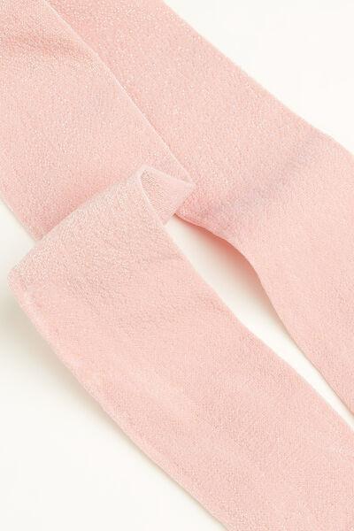 Girls pink glitter outlet tights