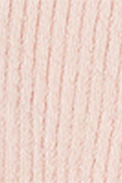Narrow Ribbed Bow-Detail Tights, Pink, Kids Girls, 5501_5337, large image number 0