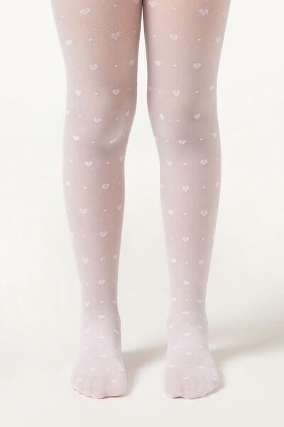 30 Denier Tulle Tights , White, , large image number 1