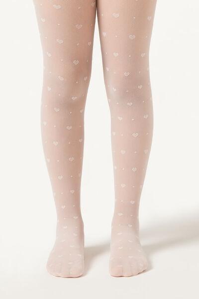 30 Denier Tulle Tights, Kids Girls, Pink, , large image number 1