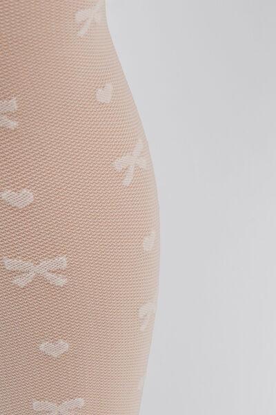 30 Denier Micro tulle Tights, Pink, Kids Girls, 5501_5548, large image number 3