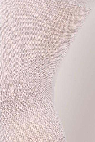 30 Denier Elegant Sheer Tights, White, Kids Girls, 5501_5551, large image number 3