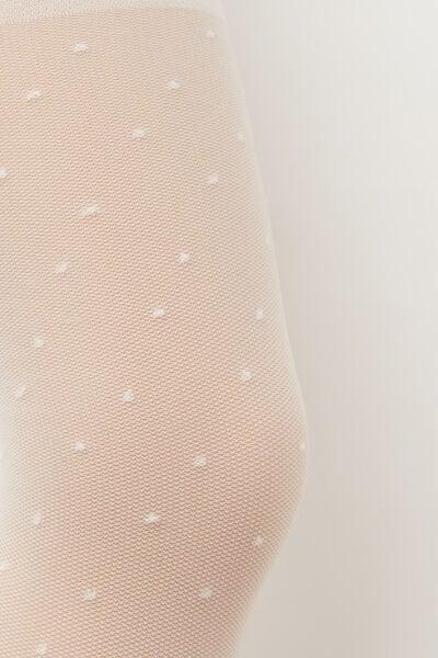 30 Denier Elegant Sheer Tights, White, Kids Girls, 5501_5552, large image number 2