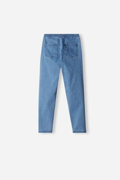 Blue Denim Jeggings, Kids Girls, , large image number 1