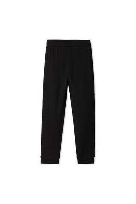 Calzedonia - Black Comfort Joggers With Cashmere, Kids Girl