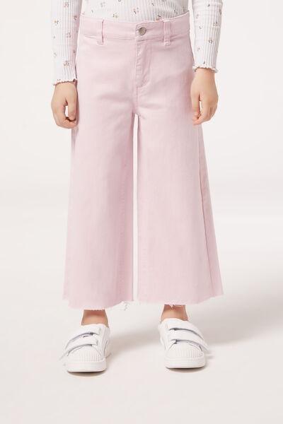 Pink Flared Tie-Dye Jeans, Kids Girls, , large image number 1