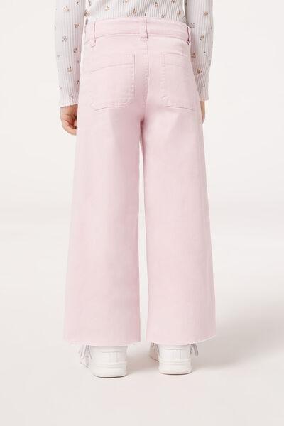 Pink Flared Tie-Dye Jeans, Kids Girls, 5501_660C, large image number 2