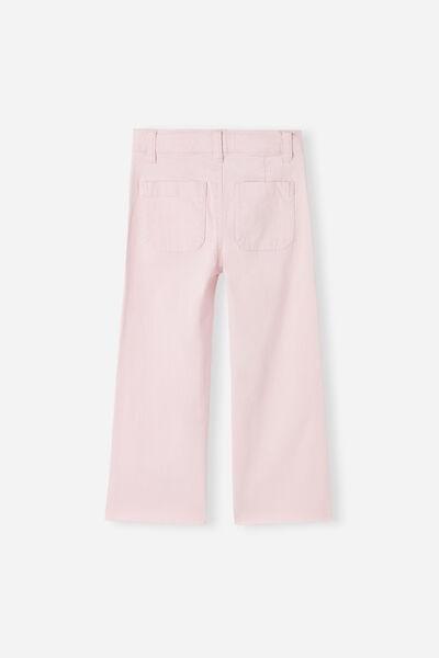 Pink Flared Tie-Dye Jeans, Kids Girls, 5501_660C, large image number 3