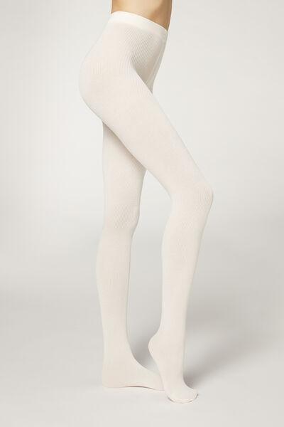 CH-COSTE PANNA Ribbed Tights with Cashmere, 5501_5122, large image number 1